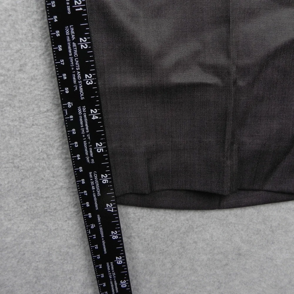 Dockers Mens Dress Pants 44W 30L Dark Brown Flat Front SRDK02 Polyester Rayon